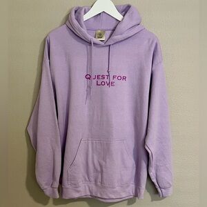 Chaos and the Spark Lavender Hoodie ‘Quest for Love' LA, California